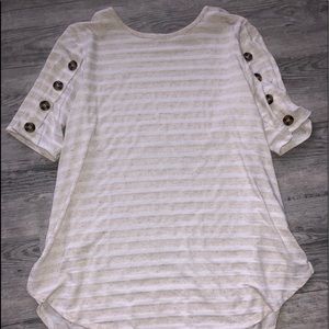 L/G striped shirt.